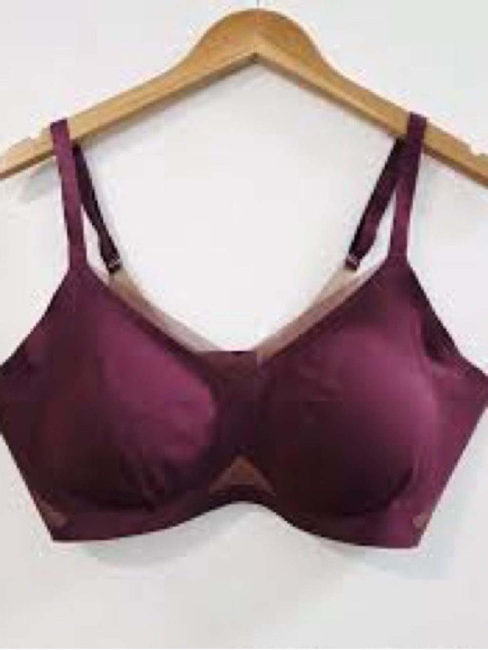 HONEYLOVE CROSSOVER WIRELESS BRA MERLOT SIZE XL